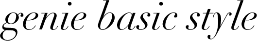 genie basic style