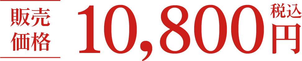 �̔����i 10,800�~�i�ō��j