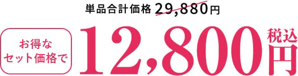 �P�i���v���i29,880�~�˂����ȃZ�b�g���i��12,800�~�i�ō��j