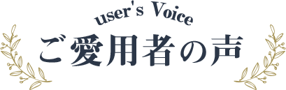 user's Voice p҂̐