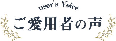 user's Voice p҂̐