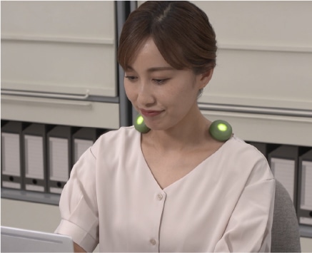 仕事をしながら